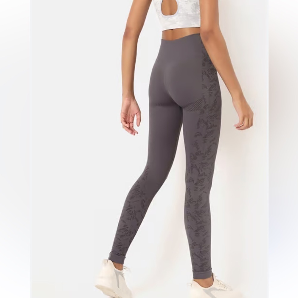 Women's Gray high wiast contour Leggings